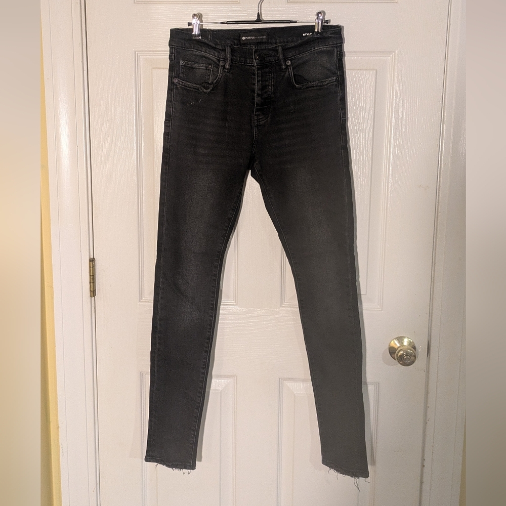 Purple Brand Men's Jeans, 29x30, Black
